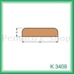 KLIS-Lišta dřevěná K 3408