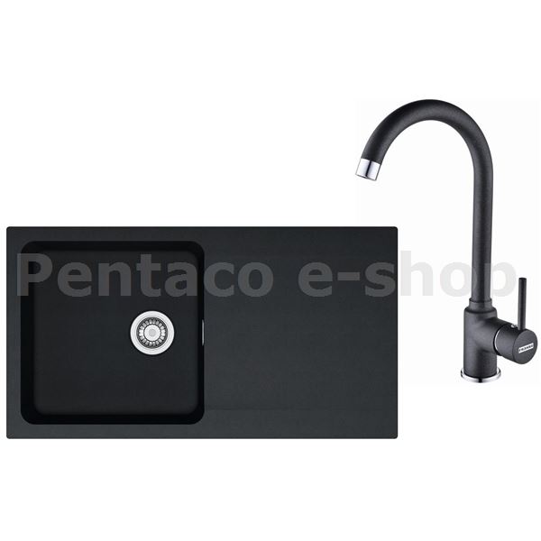 ZDFR-DŘEZ FRANKE OID 611 černá + FP 9000 onyx SET T41 Č