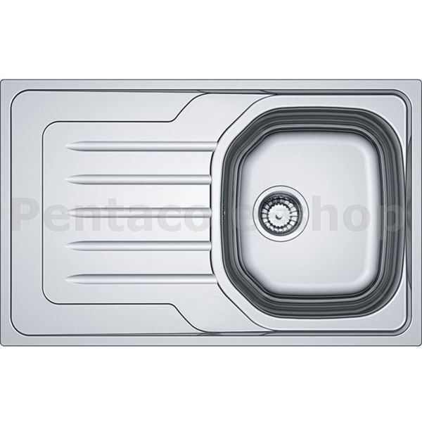 ZDFR-DŘEZ FRANKE SKN 611-79 nerez 790x500 sada ventilu + sifon