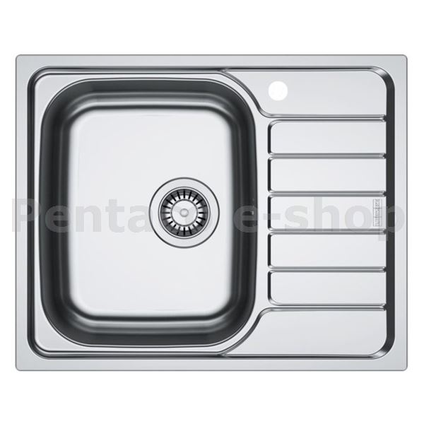 ZDFR-DŘEZ FRANKE SKN 611-62 nerez 620x500, sada ventilu + sifon