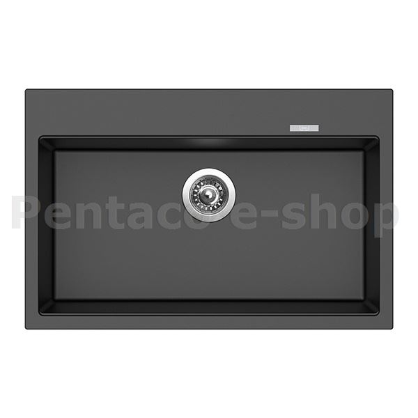 ZDSI-Dřez Sinks MAXIMO 780 metalblack + sifon