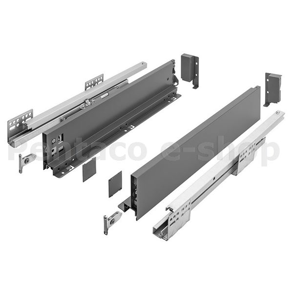 KVYS- Plnovýsuv Level box 500mm  H84 -  antracit