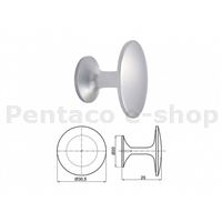 USAT-Úchytka knopka BOŘEK ni-brouš.  063110  SAT. 