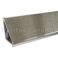 VLKU-LIŠTA L20 NEREZ BROUŠENÝ/transparentní dl.4m