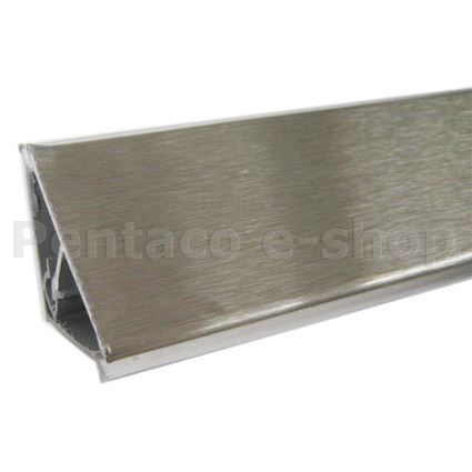 VLKU-LIŠTA L20 NEREZ BROUŠENÝ/transparentní dl.4m