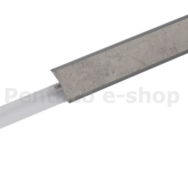 VLKU-Beton světlý F186     těs.lišta (1239)