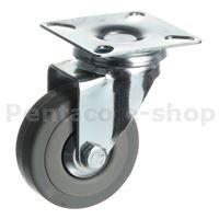 Kolečko zátěžové pr.35mm bez brzdy otočné  25kg transp.INC