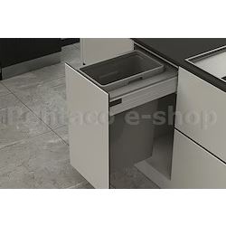 KIDE-Odpadkový koš Elegance 35l, K40 šedý plast    1007115602