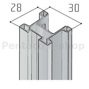 KKOV-Profil S19 stř. elox 2,7m madlo   Salu