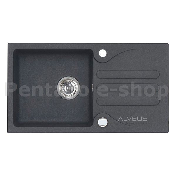 ZDAL-Dřez Alveus GALAPAGOS 30 G 91 černá + sifon F  1091214