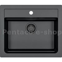 DAL-Dřez ATROX 30 black 91 + pop-up sifon  1131996                         