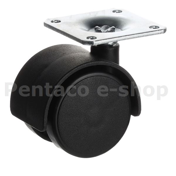 KHRA-F000839 Riex GC10 nábytkové kolečko D40, plotnička 42x42x42 černá