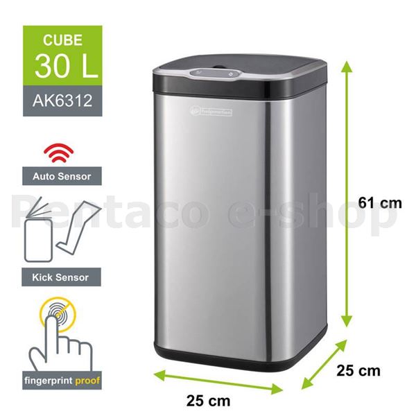 KKOS-Odpadkový koš CUBE 30 1x20l, 1x10l