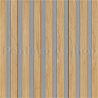 AWOOD-lamelový akustický panel Woodpasta Akustick dub, šedý podklad 2790x600mm