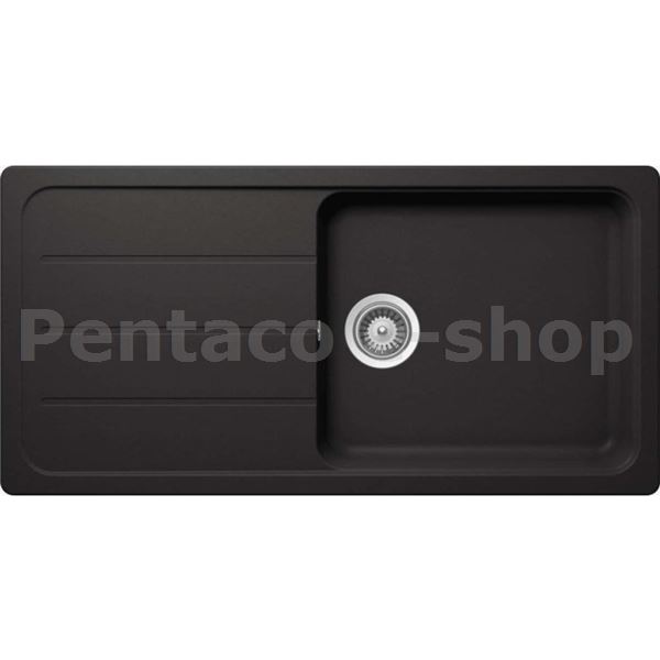 ZDAL-Dřez FORMHAUS D 100 NERO + sifon C05/SD-FRH-D100-NR