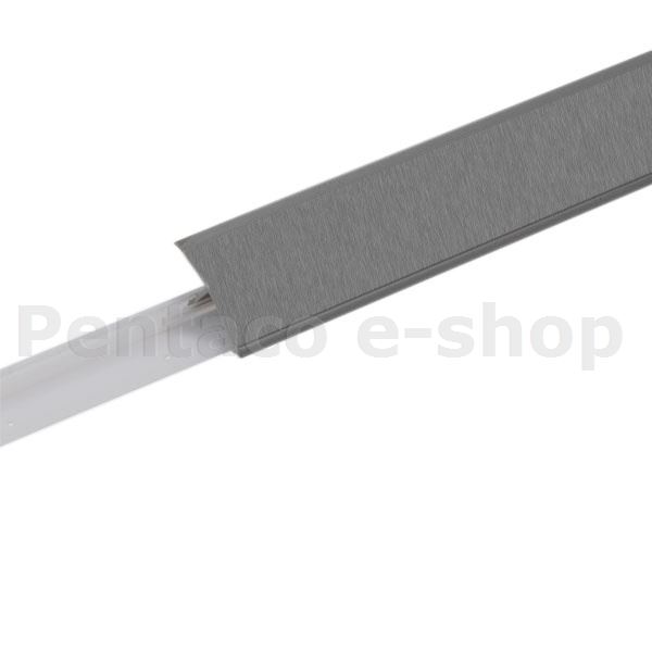 VLKUN2023-Finely Brushed Aluminium K523    4,2m   /šedá 1239/