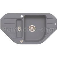 ZDAL-dřez Niagara 60 / 04 STEEL (900x500mm) + pop-up sifon F