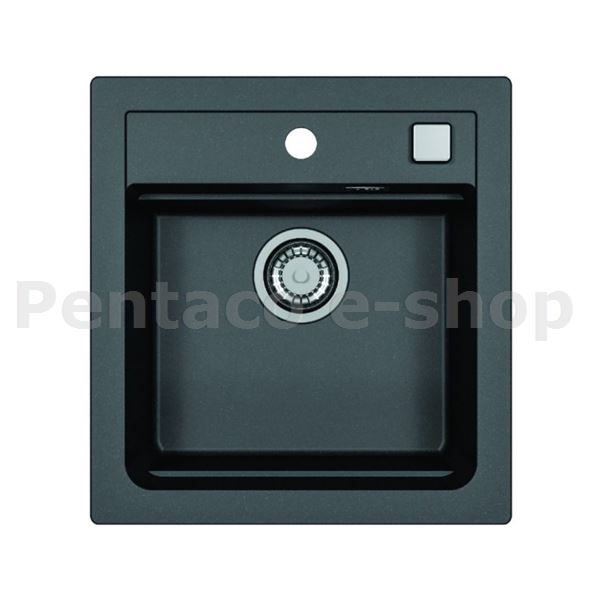 ZDAL-Dřez ATROX 20 černý 91 black addition + sifon   1148161     