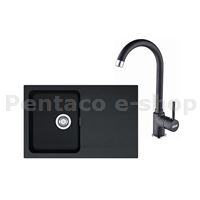 ZDFR-DŘEZ FRANKE OID 611 černá +baterie  FP 6018