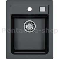 ZDAL-Dřez ATROX 10 černý 91 + pop up sifon 