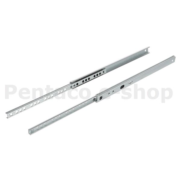 KHRA-Riex NB17 kuličkový mikro částečný výsuv, 10 kg, H17, 246 mm, nikl   F000367