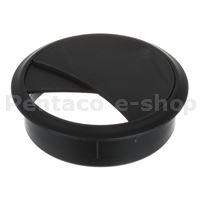 KHRA- Riex EK72 kabelová průchodka kulatá zavírací ø70 mm, H20, černá  F005530