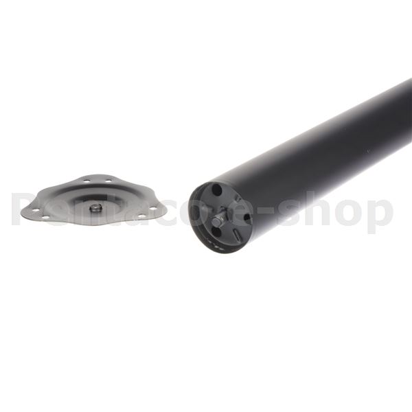 KHRA-Riex ER40 stolová noha, plotnička, D60/H710 mm, matná černá  F000924