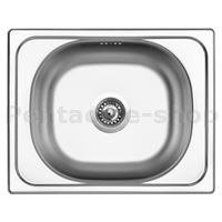 ZDSI-Dřez Sinks CLASSIC 500 V 0,5mm matný + sifon 3 1/2 , úchytka, těsnění