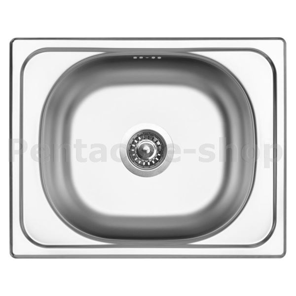 ZDSI-Dřez Sinks CLASSIC 500 V 0,5mm matný + sifon 3 1/2 , úchytka, těsnění