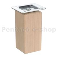 KHRA-Riex GW25 nábytková nožka H100, nelakovaný přírodní buk F005015