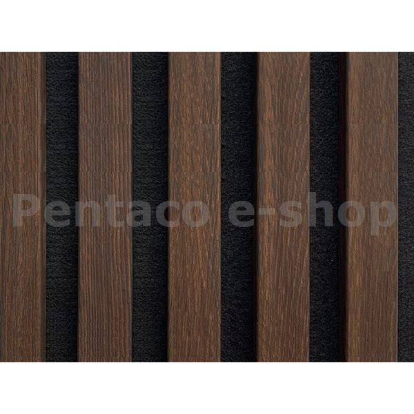 Designový panel fóliovaná Dub Verona černý filc   20x420x2600   