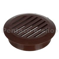 KHRA-Riex GV25 plastový vzdušník, H17, D50, hnědá  F001028