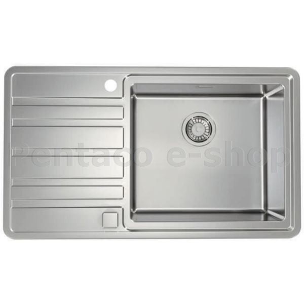 ZDAL-dřez RANDO 50 pravý SAT + pop up sifon