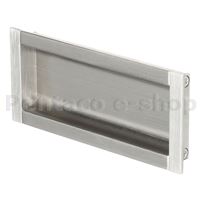 KHRA- úchytka F001706 Riex Touch XZ04 96mm zápustná úchytka imitace nerezu