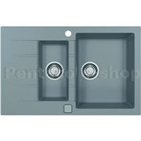 ZDAL-Dřez CADIT 70 beton  81 + pop up sifon   790x500x200mm