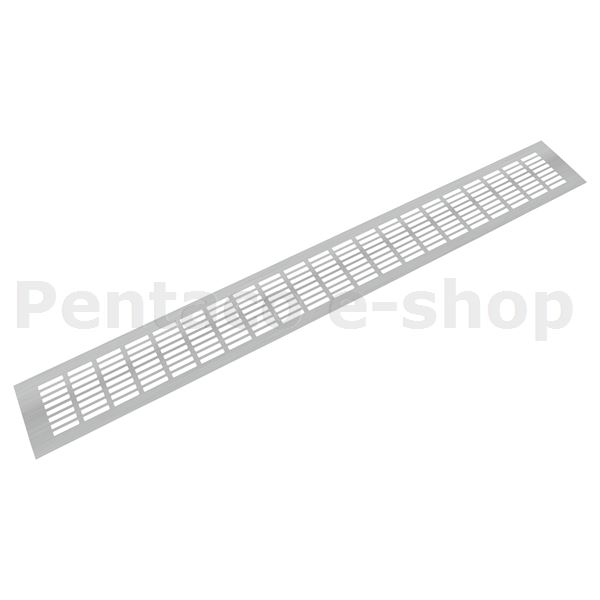 KHRA- F000990 větrací mřížka, 100x800 mm, imitace nerezu