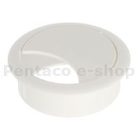 KHRA-Riex EK62 kabelová průchodka kulatá zavírací ø60 mm, H20, bílá  F005515