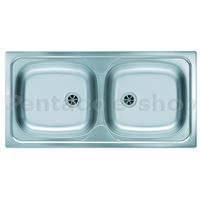 ZDAL-dřez BASIC 70 860x435 F + sifon 2xSP