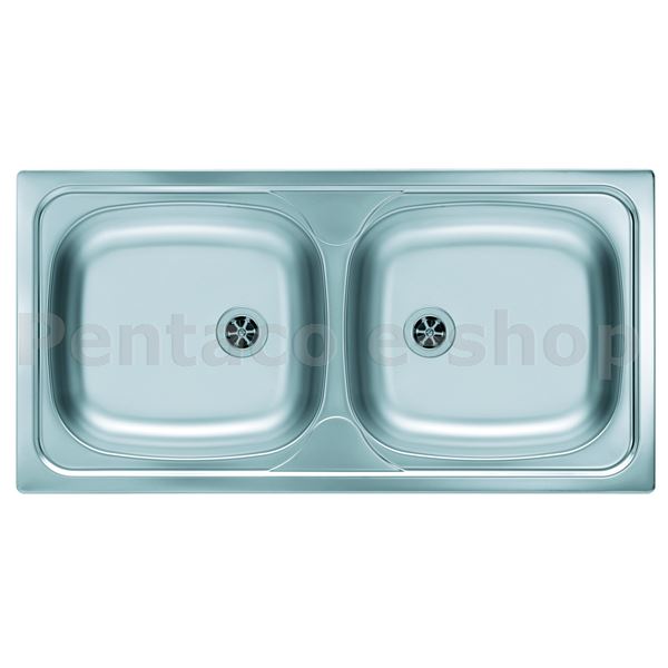 ZDAL-dřez BASIC 70 860x435 F + sifon 2xSP