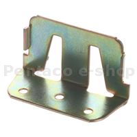 KHRA-F003555 Riex JF50 úhelník k středovému postel. kování, 2mm, žlutý zinek