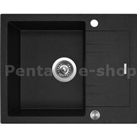 DSI-Dřez LINEA 600 XC Granblack + POLO 30 + sifon 3 1/2 