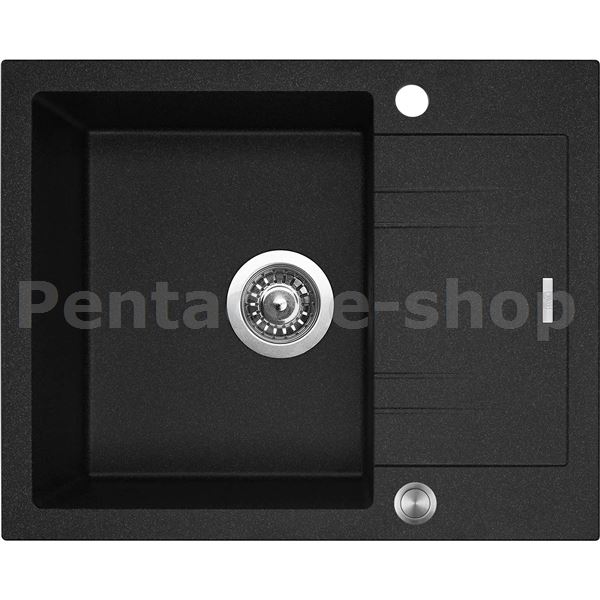 DSI-Dřez LINEA 600 XC Granblack + POLO 30 + sifon 3 1/2 