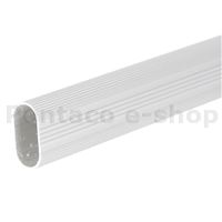 KHRA-šatní tyč ovál HLINÍK 2,9 m 30x15 mm F002769 VT14 