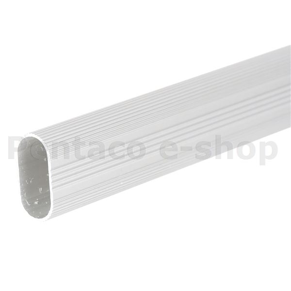 KHRA-šatní tyč ovál HLINÍK 2,9 m 30x15 mm F002769 VT14 