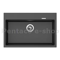 ZDSI-Dřez Sinks MAXIMO 780 metalblack + sifon