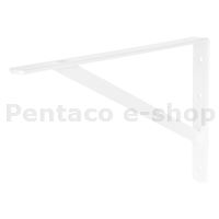 KHRA-Riex JK25 podpěra police 240x350x30 mm, T5, bílá  F004325