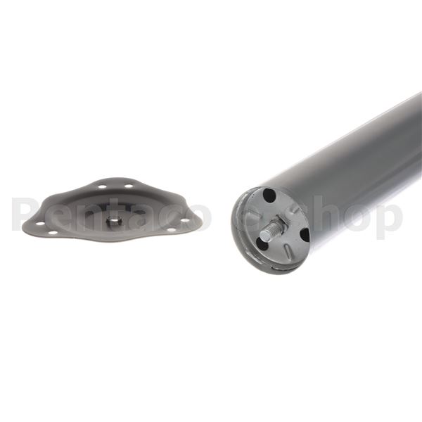 KHRA-Riex ER40 stolová noha, plotnička, D60/H710 mm, šedá F000926