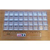 KTLU-TLUMIČ nárazu 20,5x7,6  čtverec BUMPON 3M SJ 5323 transp. 4-úhlý