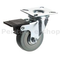 KPLA-Kolečko zátěžové pr.50mm s brzdou otočné  Riex F001681