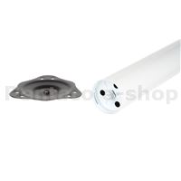 KHRA-Riex ER40 stolová noha, plotnička F000925, D60/H710 mm, lesklá bílá